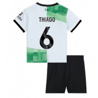 Dětský Fotbalový dres Liverpool Thiago Alcantara #6 2023-24 Venkovní Krátký Rukáv (+ trenýrky)